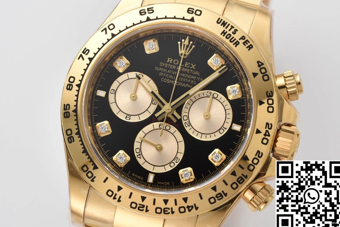 Rolex Clean Bezel Diamond Daytona Factory M126508 Cosmograph Gold Hourmarker 0129
